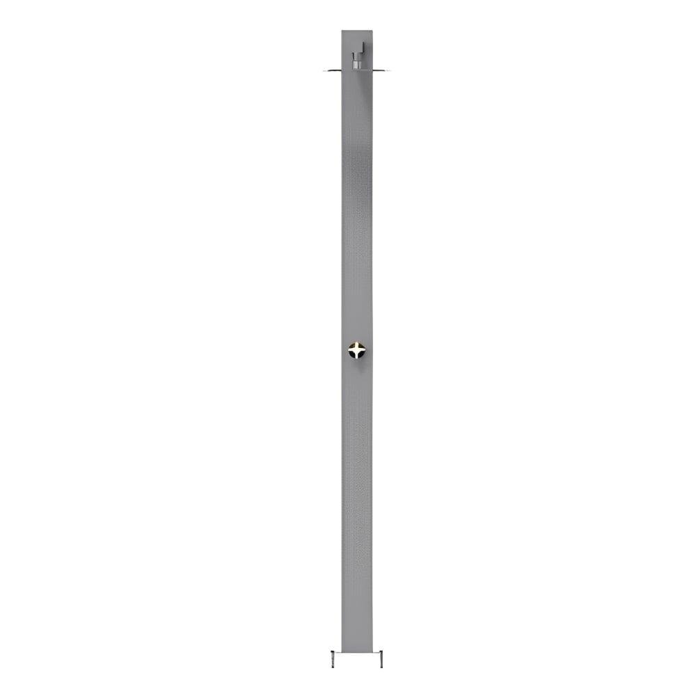 Ducha para Piscina Aço Inox 25x25 Cano 3/4 e Coluna Sodramar - 4