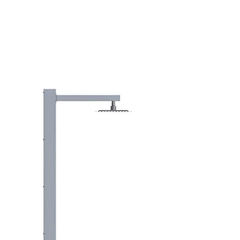 Ducha para Piscina Aço Inox 25x25 Cano 3/4 e Coluna Sodramar - 3