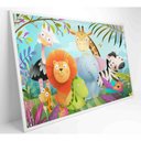Ver mais imagens de Quadro Infantil Animais 90x60 Cm Adesivo Fotográfico