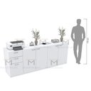 Ver imagem 3 de BALCÃO ORGANIZADOR ESCRITÓRIO 270CM M515.B (ESCRITÓRIO) MUNDI MOVEIS