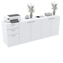 Ver imagem 1 de BALCÃO ORGANIZADOR ESCRITÓRIO 270CM M515.B (ESCRITÓRIO) MUNDI MOVEIS