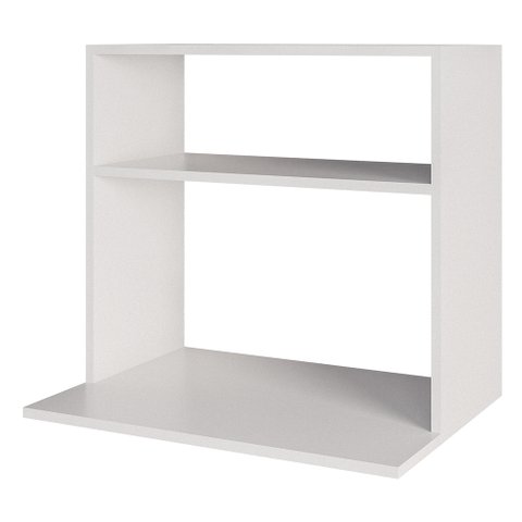 Suporte Micro-ondas Forno Armário Aéreo 60cm 1 Prateleira Aura M24 Branco - Mpozenato