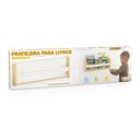 Ver imagem 3 de Porta Livros Infantil MDF Prateleira Parede Montessori Organizador Quarto Crianca Leitura Brinquedot