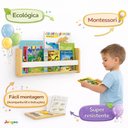 Ver imagem 7 de Porta Livros Infantil MDF Prateleira Parede Montessori Organizador Quarto Crianca Leitura Brinquedot