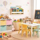 Ver imagem 2 de Porta Livros Infantil MDF Prateleira Parede Montessori Organizador Quarto Crianca Leitura Brinquedot