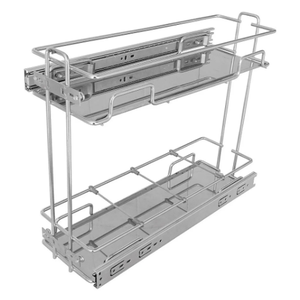 Porta Latas Oleo com Bandejas Inox 200x425x450mm 8780