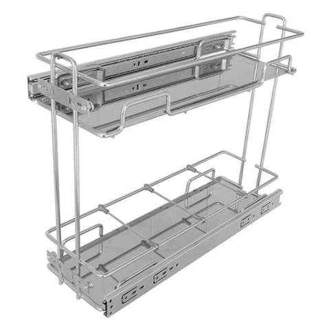 Porta Latas Oleo com Bandejas Inox 200x425x450mm 8780