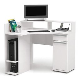 Escrivaninha de Canto para Computador 1 Gaveta 1 Porta S975 Kappesberg - 2