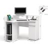 Escrivaninha de Canto para Computador 1 Gaveta 1 Porta S975 Kappesberg - 4