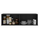 Ver imagem 3 de Armário de Cozinha Aéreo 4 Portas Multimóveis Mp2156 Preto
