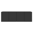 Ver imagem 4 de Armário de Cozinha Aéreo 4 Portas Multimóveis Mp2156 Preto