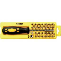 Jogo de 26 Ponteiras + Acoplador Vonder - 1