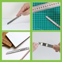 Ver imagem 3 de Estilete Japonês Profissional Corpo em Alumìnio Extra Sharp Blade Nt Cutter Pro a-1P