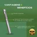 Ver imagem 4 de Estilete Japonês Profissional Corpo em Alumìnio Extra Sharp Blade Nt Cutter Pro a-1P
