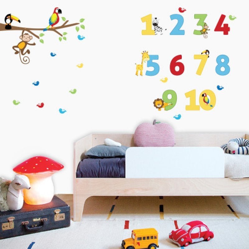 Adesivo Decorativo de Parede Infantil Stixx Números Coloridos - 2