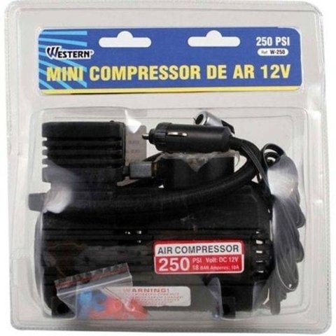 Mini Compressor De Ar 12v W-250 Western
