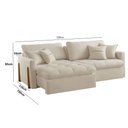 Ver imagem 2 de Sofá Cama Lisboa 180cm Braço 10cm Retrátil e Reclinável Meu Sofá Online