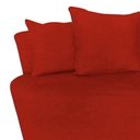 Ver imagem 7 de Namoradeira Sofá 2 Lugares Yara Orgânica Couro Vermelho