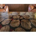 Ver imagem 2 de Mesa de Centro Palanques de Guajuvira Madeira Maciça e Resina