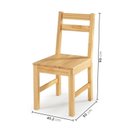 Ver imagem 5 de Mesa de Madeira Maciça com 4 Cadeiras Mandacaru Yescasa Bege/Amêndoa