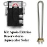 Kit Apoio Elétrico Aquecedor Solar com Termostato de Encosto e Resistência 3000 W - 220v - 1