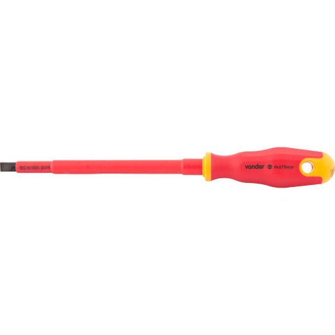 Chave fenda 6,5x150mm vde cromo vanádio isolado 1000v Vonder