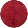 Tapete Redondo 2,00m Quarto Sala Escritório Pelo Macio.:Cereja - 1