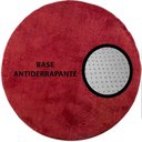 Ver imagem 3 de Tapete Redondo 2,00m Quarto Sala Escritório Pelo Macio.:Cereja