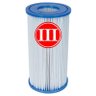 Cartucho Iii Refil Tipo 3 Filtro Filtrante Bestway 2006 3028 - 1