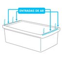 Ver imagem 4 de Caixa Organizadora Transparente Ordene - Modelo Extra Grande para Botas