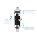 Ver imagem 3 de Refil Purificador Pa230 Planeta Água, Comp., Fit 230 Premium, Aqualar Super Ap230, Aquaplus 230, Amé