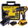 PARAFUSADEIRA FURADEIRA STANLEY SBD20S2K 2xBAT ION LITIO BIVOLT 20V BRUSHLESS - 1