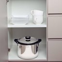 Ver imagem 6 de Jogo de 3 Panelas Tramontina Grano Compact Aço Inox Corpo Triplo Alças com Revestimento Silicone