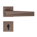 Ver imagem 1 de Fechadura Para Banheiro Pado Ascot Cobre Escovado 55mm