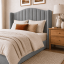 Ver imagem 4 de Cabeceira Cama Box Casal Queen 160cm Zoe Estofada Suede Moderna