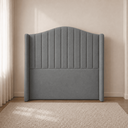 Ver imagem 3 de Cabeceira Cama Box Casal Queen 160cm Zoe Estofada Suede Moderna