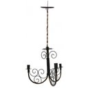 Ver imagem 2 de Lustre Artesanal de Ferro para Sala de Jantar Rustica Simples
