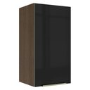 Ver imagem 1 de Armário Aéreo Madesa Lux 35 cm 1 Porta Rustic/Preto