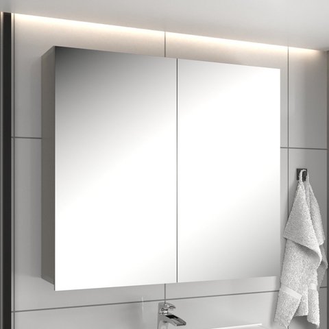 Espelheira para Banheiro 77cm X 66cm Diamante