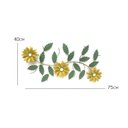 Ver imagem 2 de Painel Rustico Parede para Sala de Estar Envelhecido Ferro - Amarelo