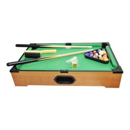 Mesa de Jogo Sinuca 51 Cm Madeira 2 Tacos 16 Bolas - 128660 - 1