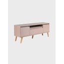 Ver imagem 5 de Rack para TV 150cm Retro MDF Rosa Dallas - On Móveis