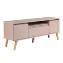 Ver imagem 5 de Rack para TV 150cm Retro MDF Rosa Dallas - On Móveis