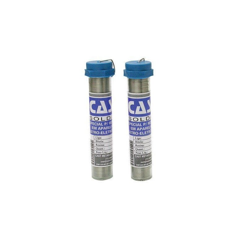 Solda Tubo 63x34 25g Azul Solda Cast