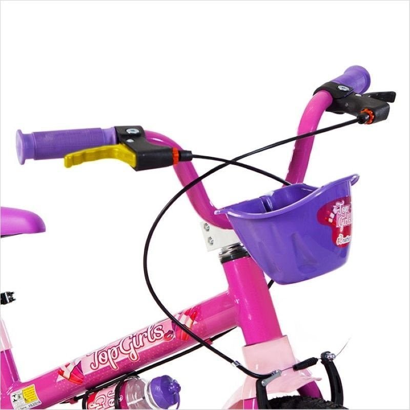 Bicicleta Infantil Aro 16 Top Girls Nathor - 2