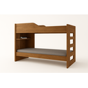 Ver imagem 2 de Beliche Bicama Hortênsia com Prateleira Solteiro Mdf:cedro/freijó