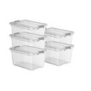 Ver imagem 1 de Kit 5 Organizadores 50l Plasvale Transparente