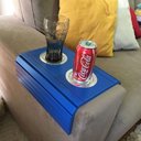Ver imagem 5 de Esteira Decorativa Laqueada Apoio Sofá Cop Alumínio Azul Bic