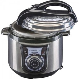 Panela de Pressao Eletrica 127V PE01 CINZA/PRETA Agratto - 3