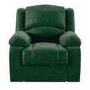 Ver imagem 1 de Poltrona do Papai Reclinável Sala de Cinema Madrid Manual PU Verde Musgo G26 Gran Belo